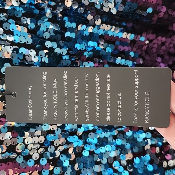 Sequin Long Sleeve Bomber Jacket - Picture 5 of 12